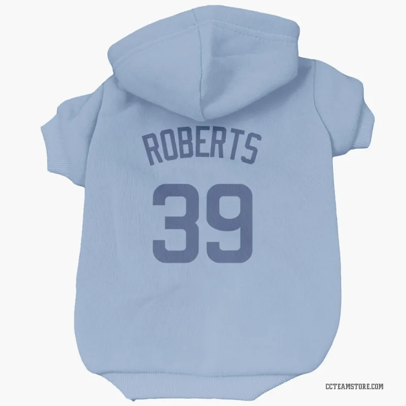 Ethan Roberts Light Blue Chicago Cubs Cat & Dog Pet Hoodie