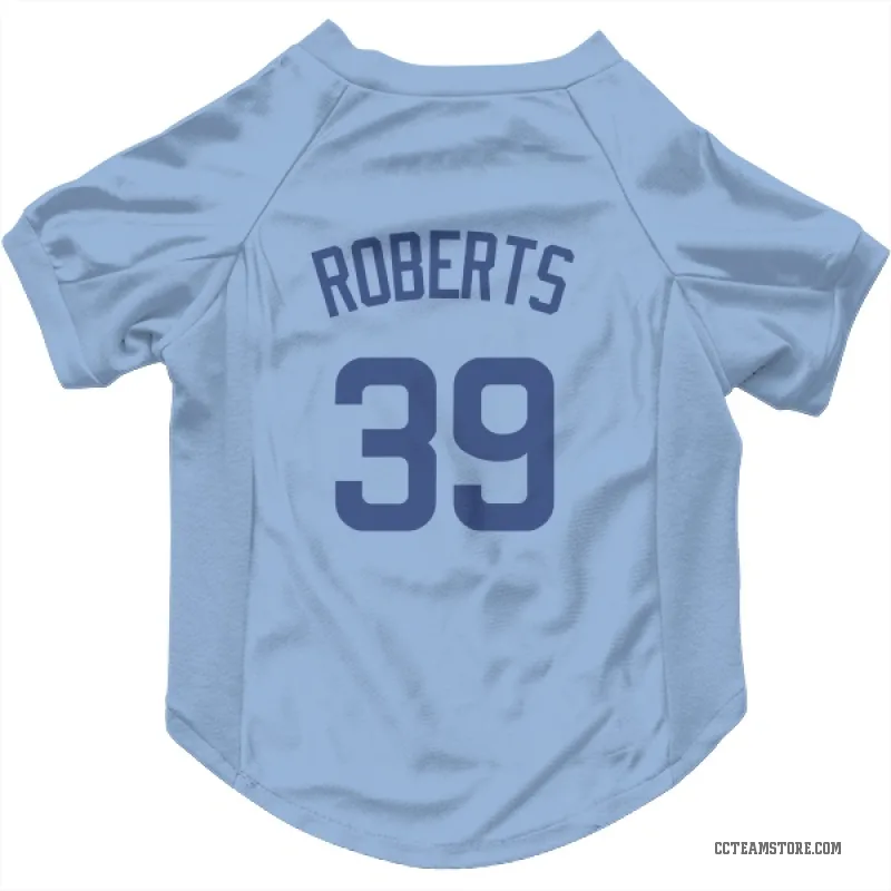 Ethan Roberts Light Blue Chicago Cubs Cat & Dog Pet Jersey