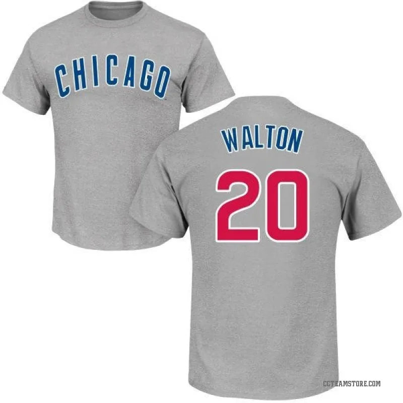 Jerome Walton Men's Gray Chicago Cubs Roster T-Shirt -