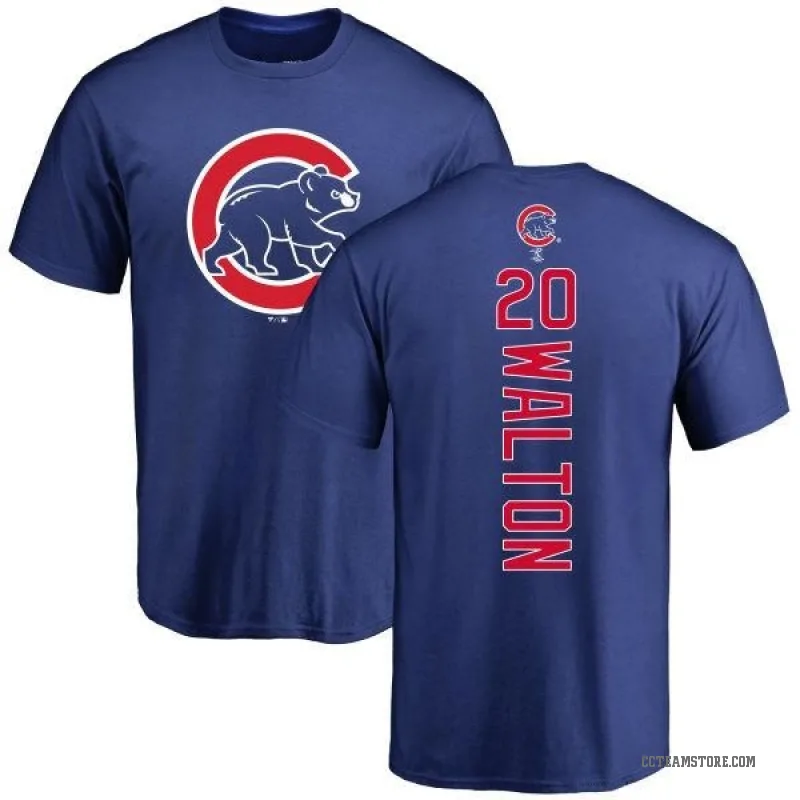 Jerome Walton Men's Royal Chicago Cubs Backer T-Shirt -